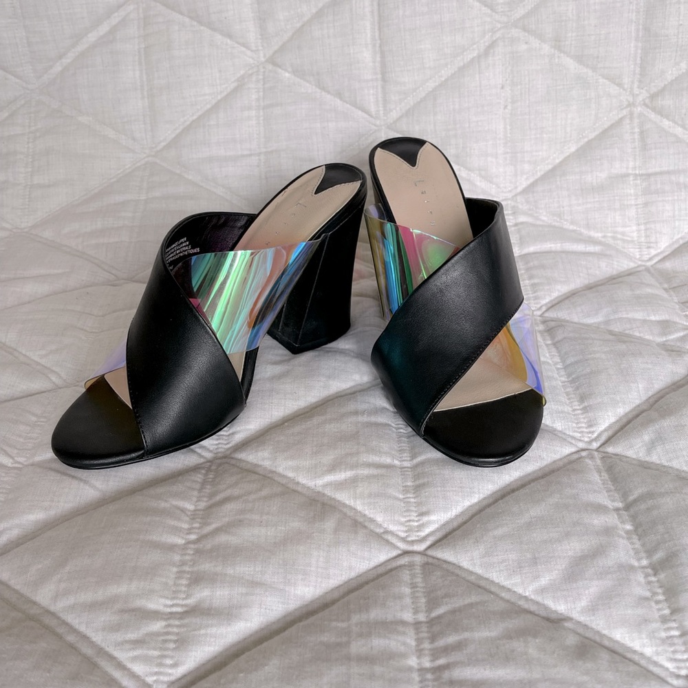 Size 7.5 Leith black high heel